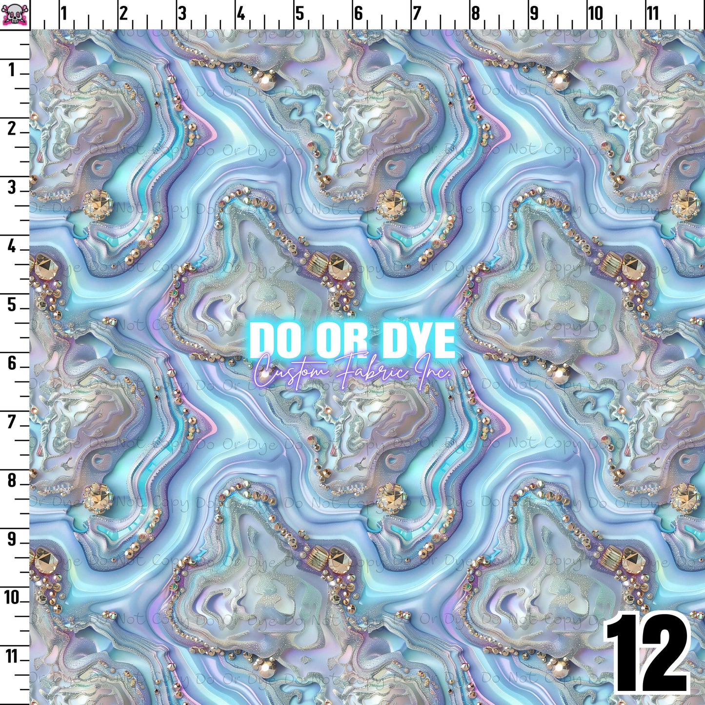 Nacre Agates DUSTY BLUE COLLECTION