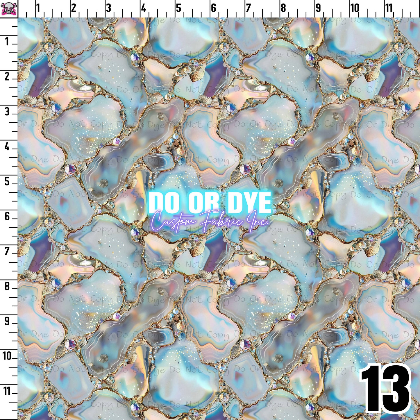 Nacre Agates DUSTY BLUE COLLECTION