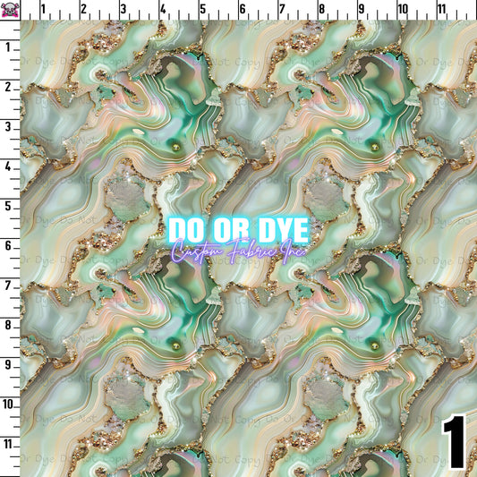 Nacre Agates SAGE GREEN COLLECTION