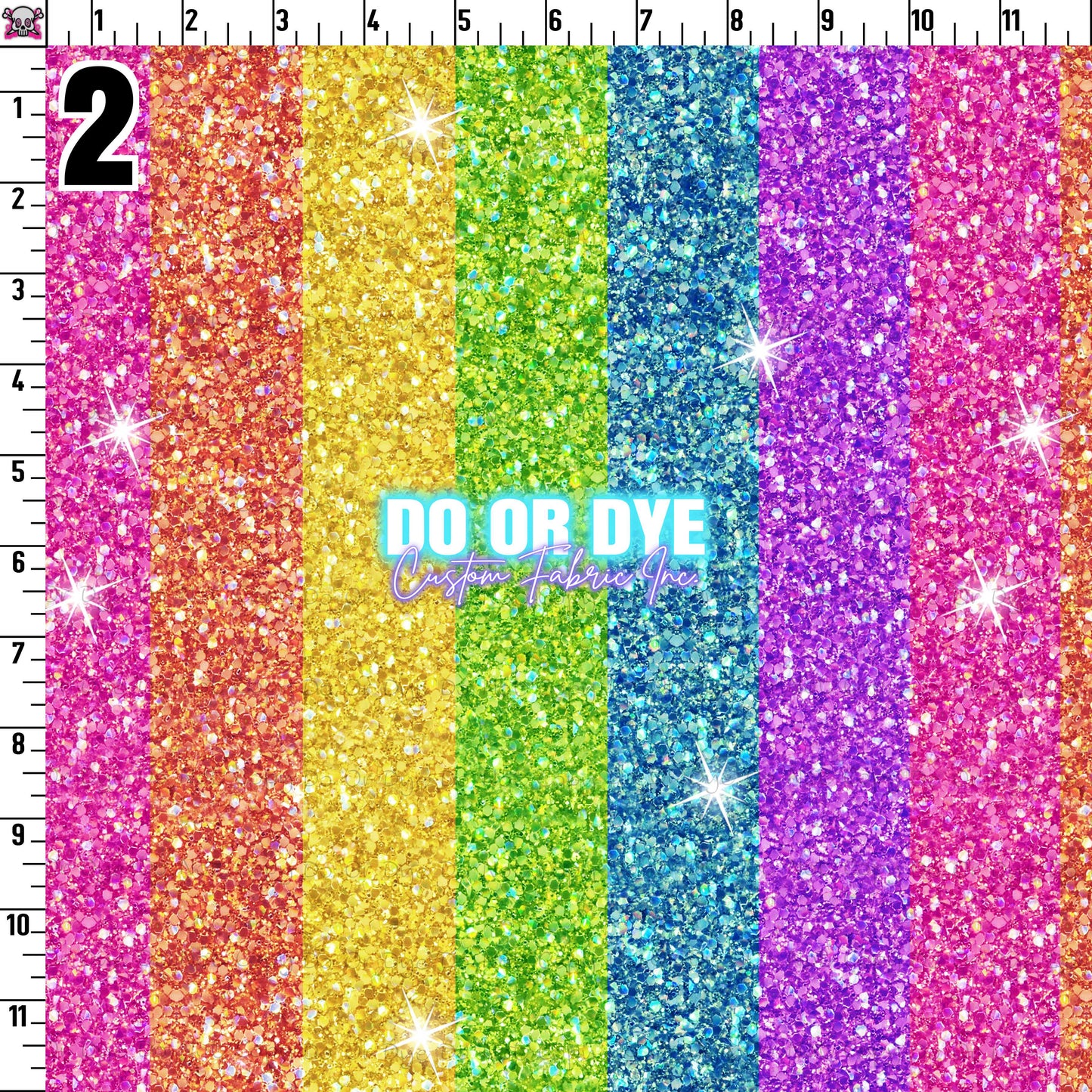 Rainbow Glitter Ombre's & Stripes ALL COLORS