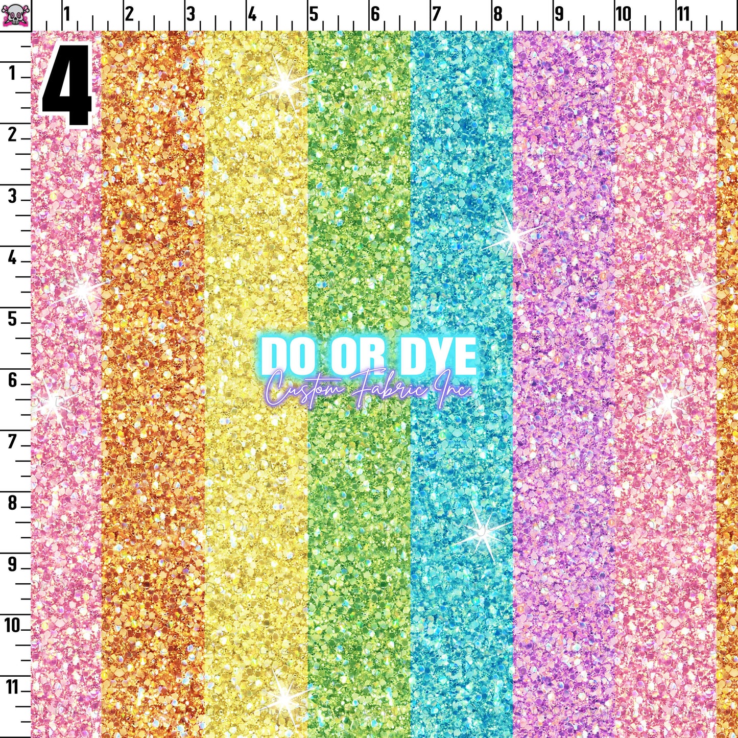 Rainbow Glitter Ombre's & Stripes ALL COLORS