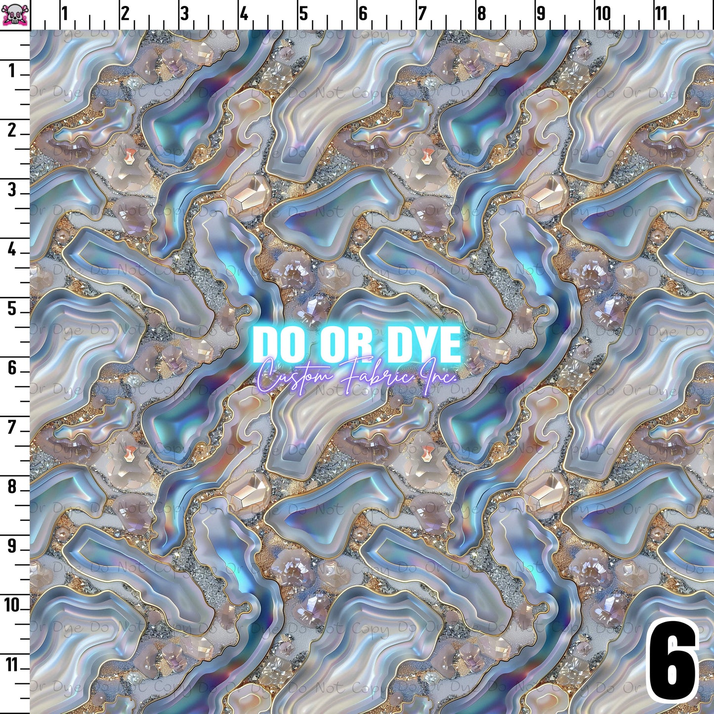 Nacre Agates DUSTY BLUE COLLECTION