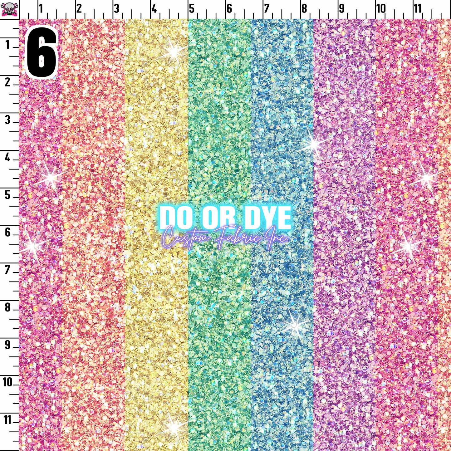 Rainbow Glitter Ombre's & Stripes ALL COLORS