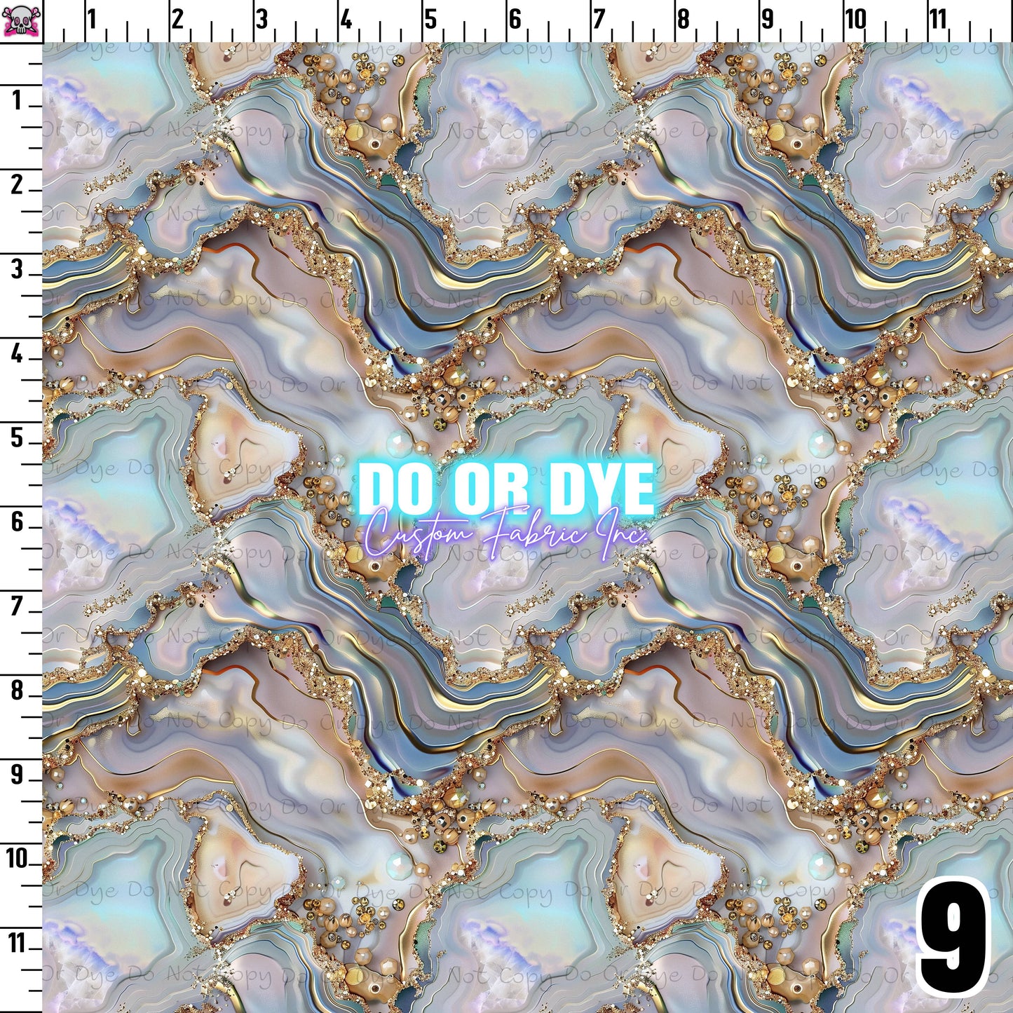 Nacre Agates DUSTY BLUE COLLECTION