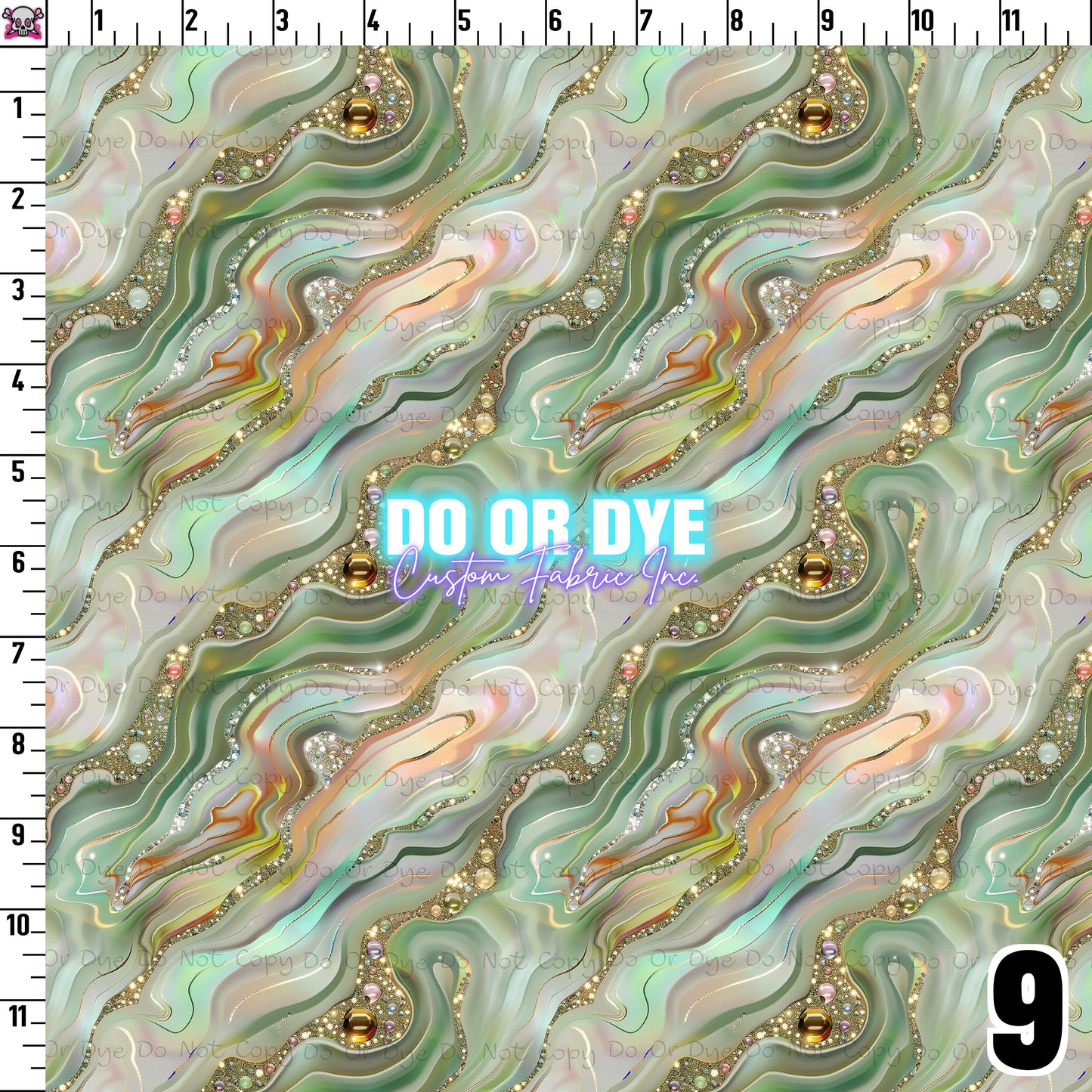 Nacre Agates SAGE GREEN COLLECTION