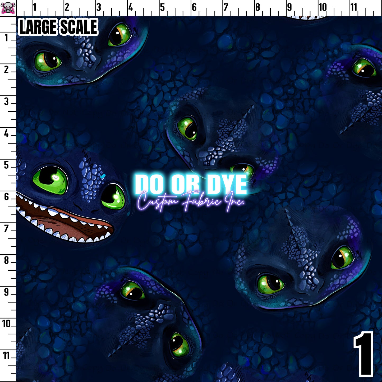 HTTYD Dragon Faces Coord ALL COLORWAYS