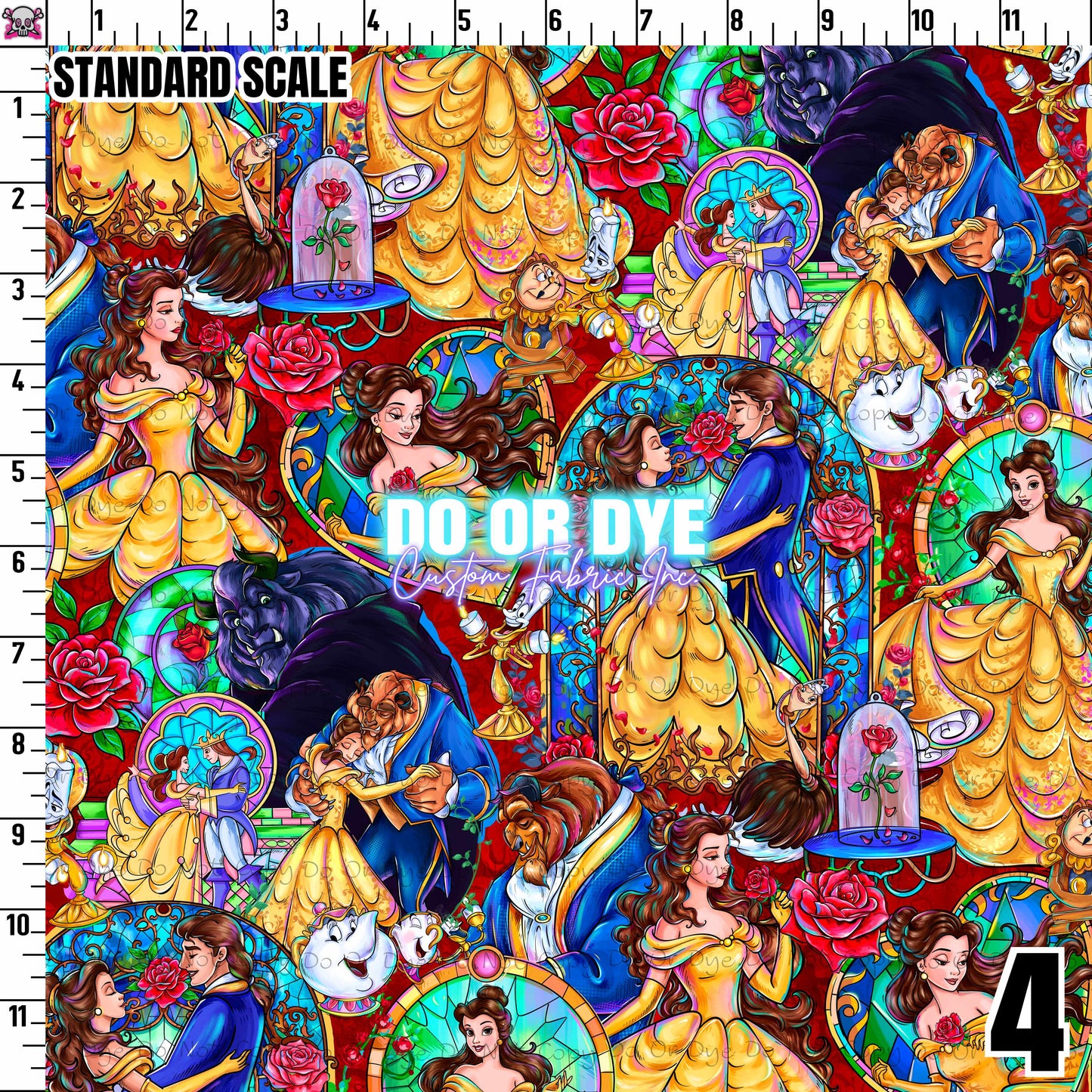Be Our Guest Stained Glass ALL COLORWAYS