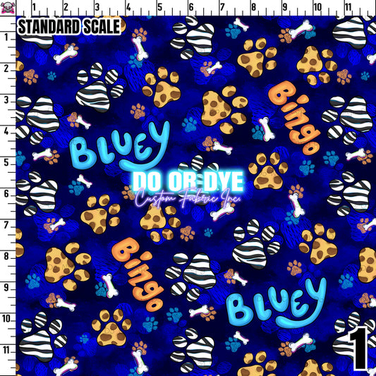 Blue Dog Paw Coord DoD Semi Exclusive ALL COLORWAYS