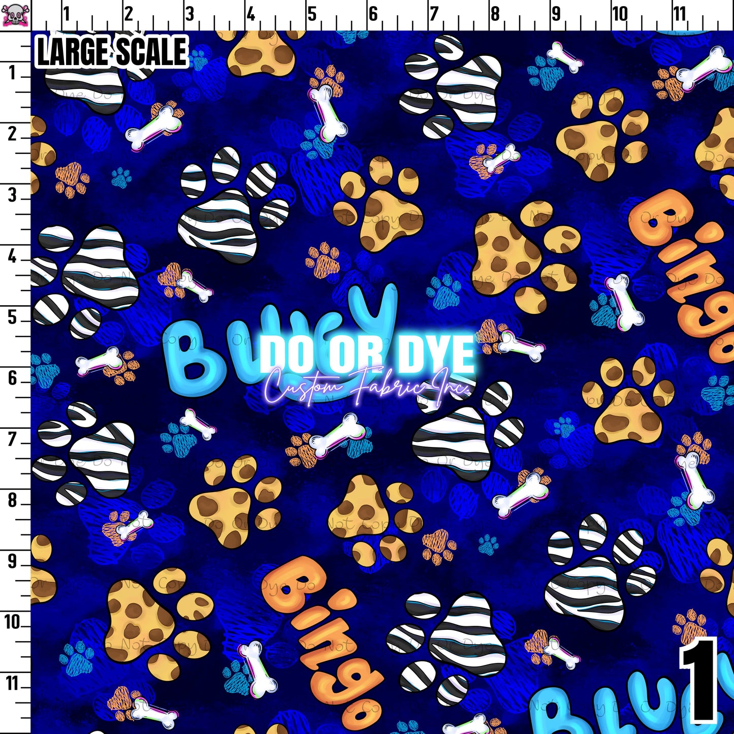 Blue Dog Paw Coord DoD Semi Exclusive ALL COLORWAYS