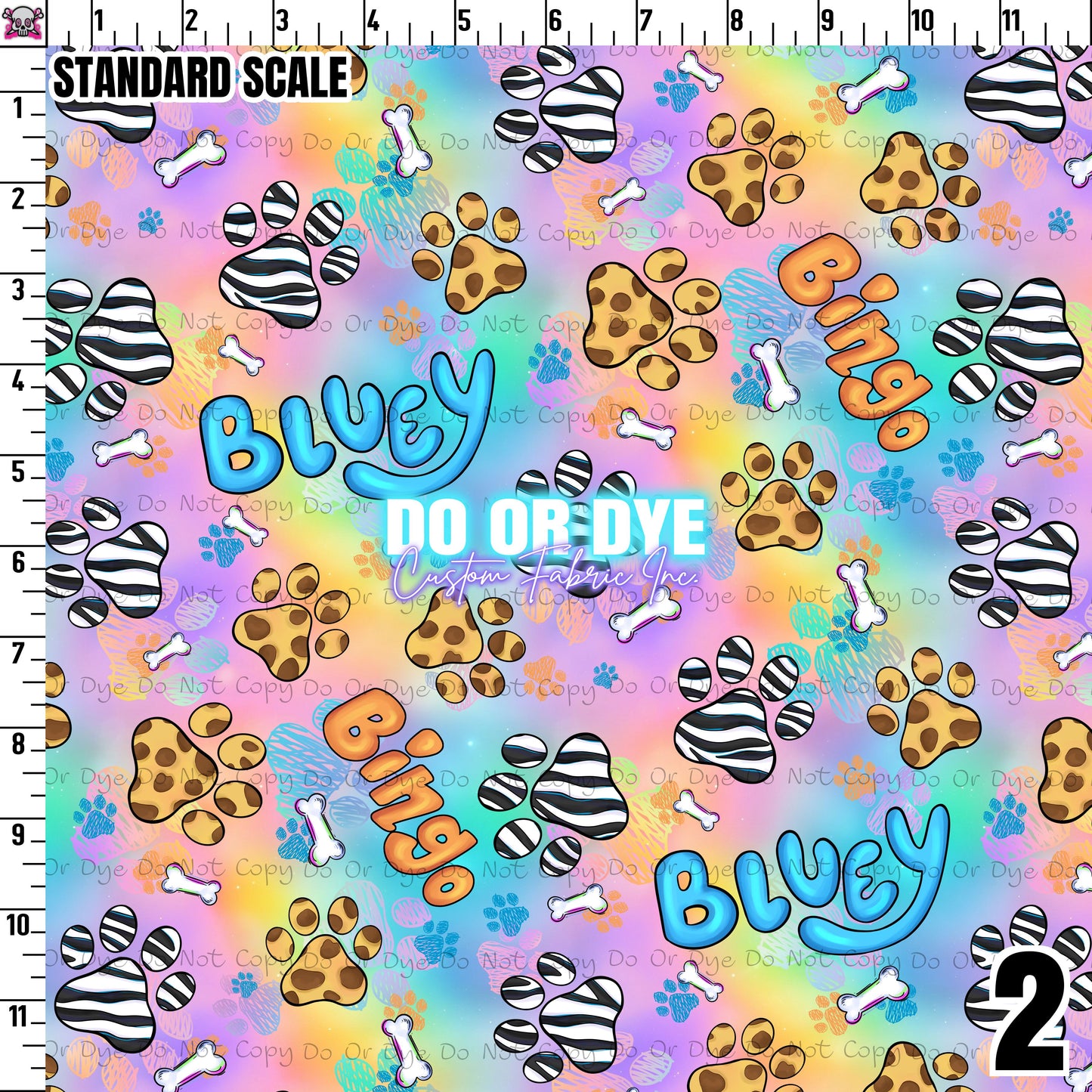 Blue Dog Paw Coord DoD Semi Exclusive ALL COLORWAYS