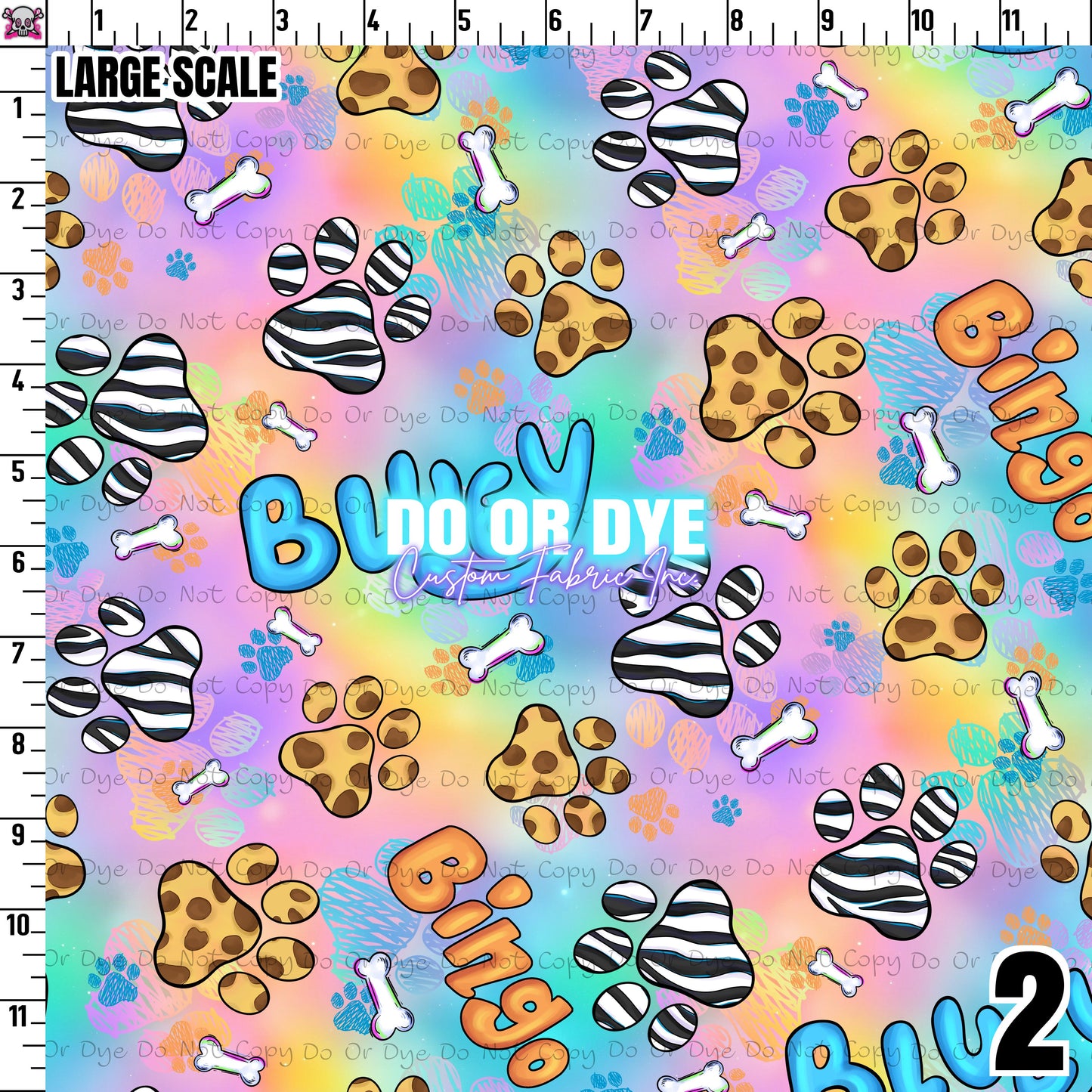 Blue Dog Paw Coord DoD Semi Exclusive ALL COLORWAYS