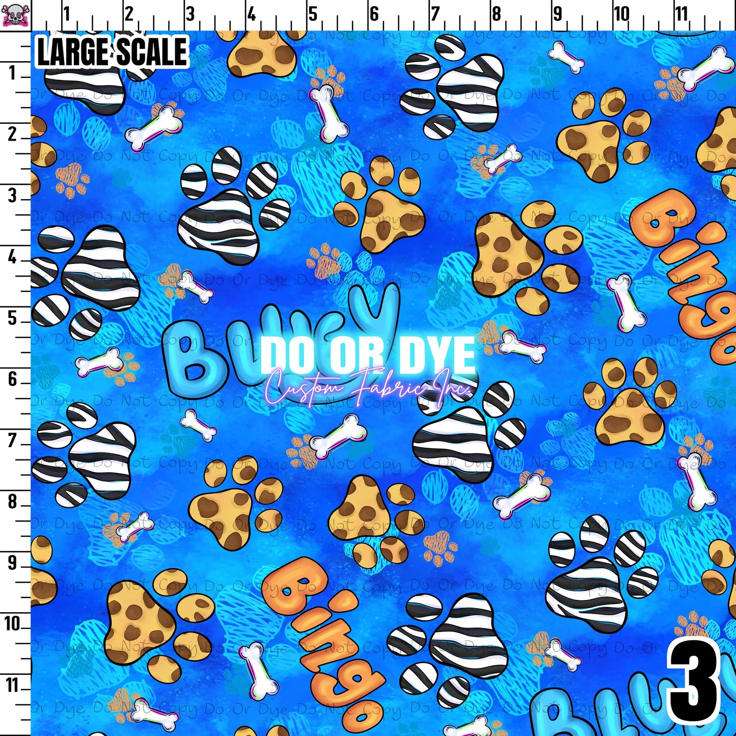 Blue Dog Paw Coord DoD Semi Exclusive ALL COLORWAYS