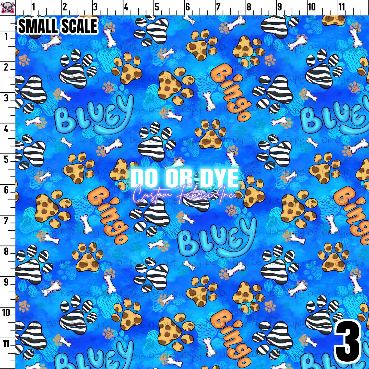 Blue Dog Paw Coord DoD Semi Exclusive ALL COLORWAYS