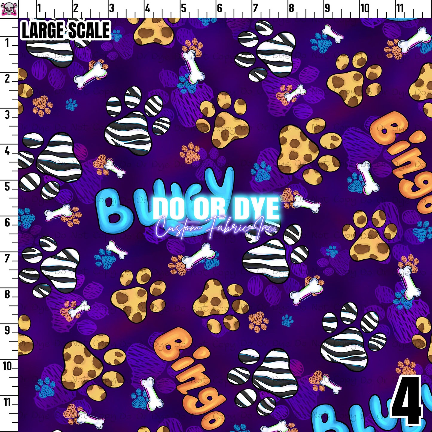 Blue Dog Paw Coord DoD Semi Exclusive ALL COLORWAYS
