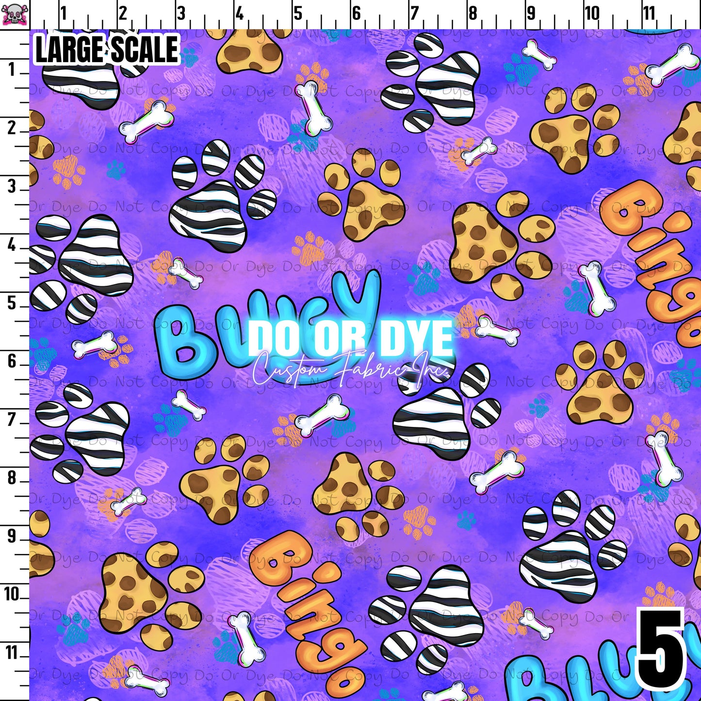 Blue Dog Paw Coord DoD Semi Exclusive ALL COLORWAYS