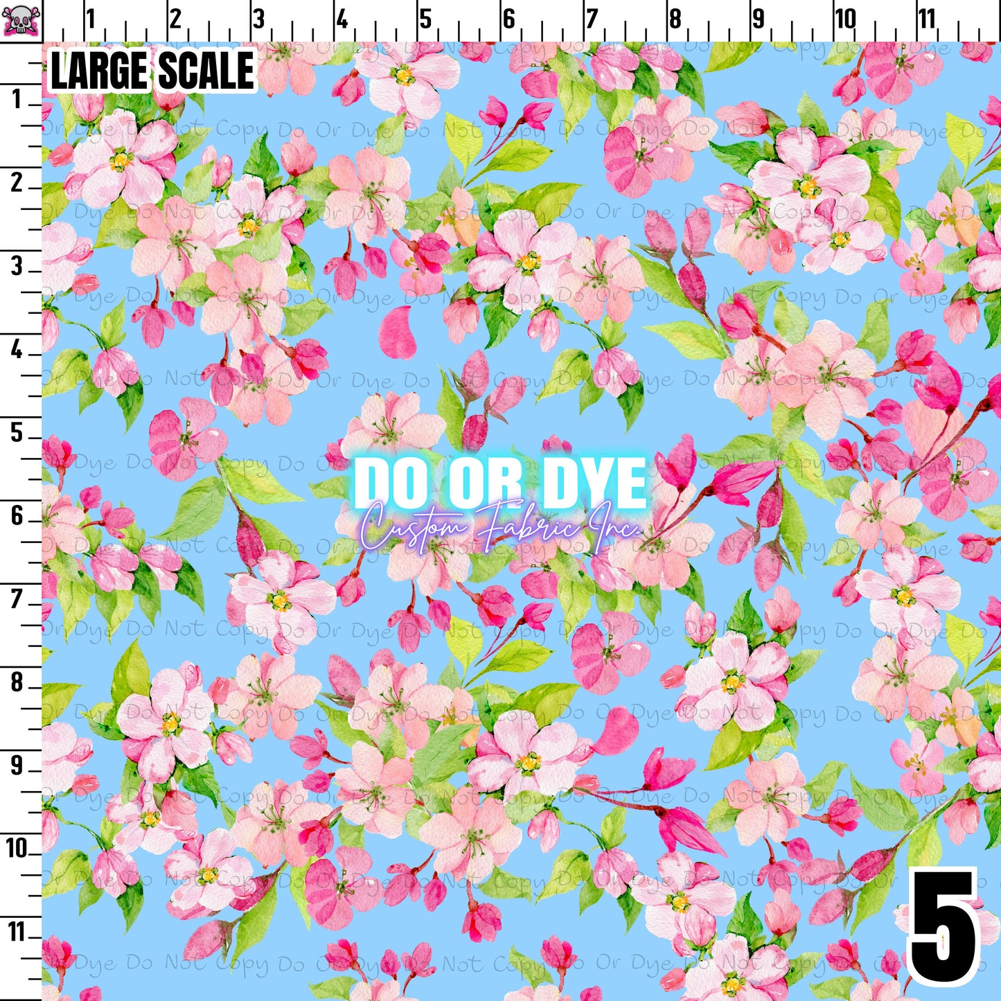 Watercolor Cherry Blossom Blooms ALL COLORWAYS