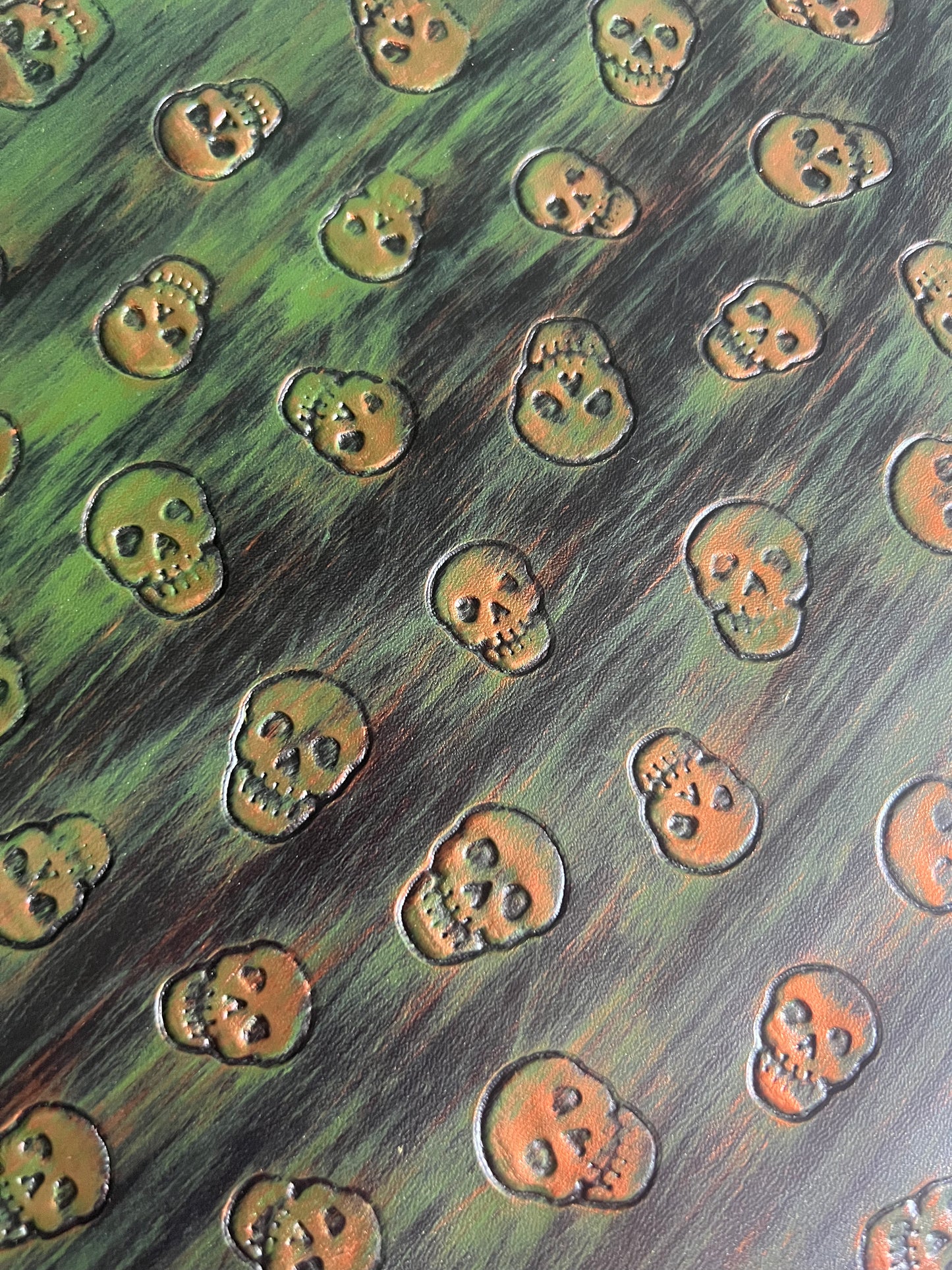 RETAIL Embossed Skulls .8mm Soft Back VINYL