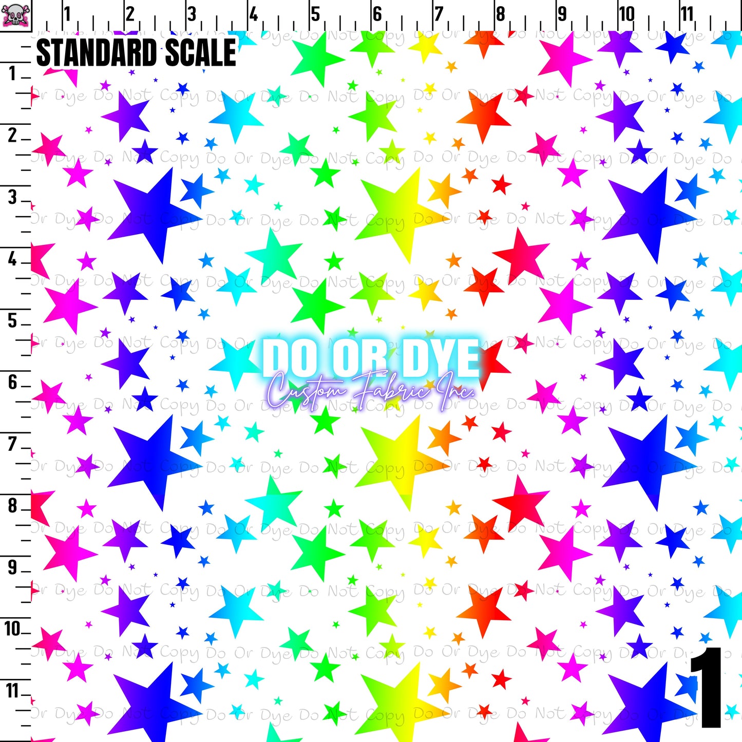 Rainbow Ombre Stars ALL COLORWAYS
