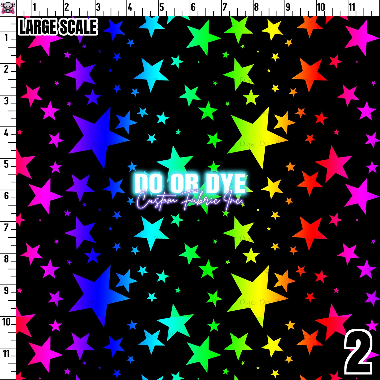 Rainbow Ombre Stars ALL COLORWAYS