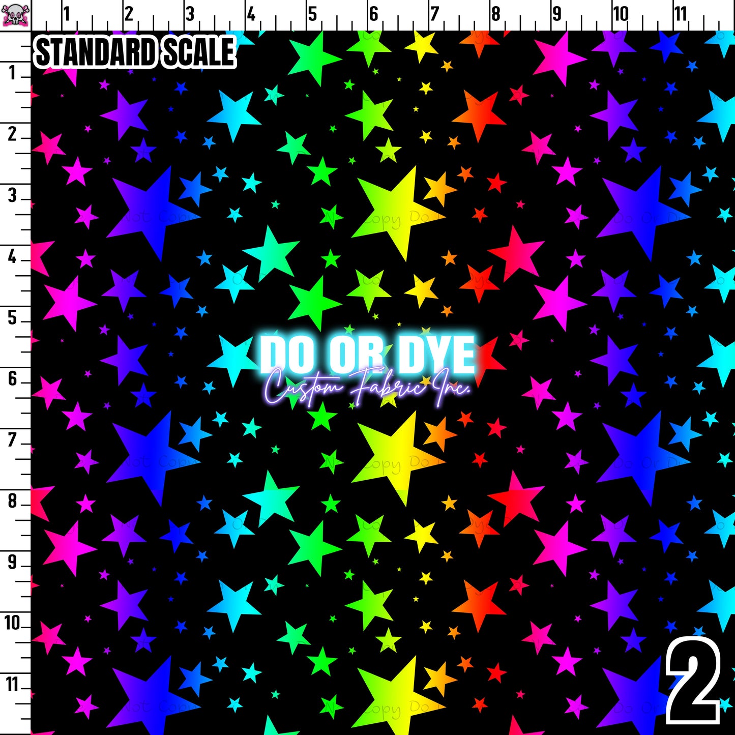Rainbow Ombre Stars ALL COLORWAYS