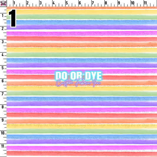 Rainbow Watercolor Stripes FULL COLLECTION