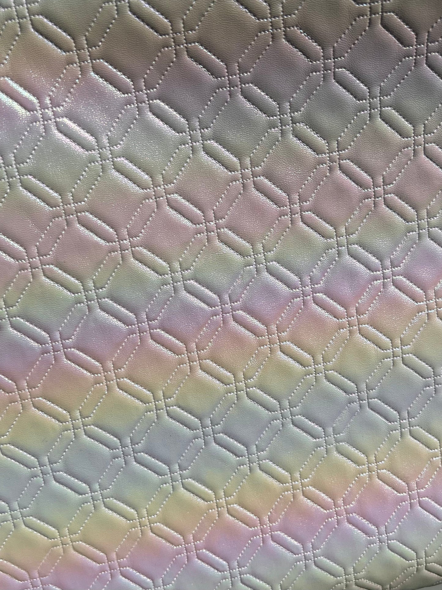 RETAIL Quilted Ombre Soft Back Faux Leather