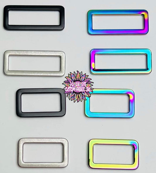 Softly Squared Edge Rectangle Rings RETAIL