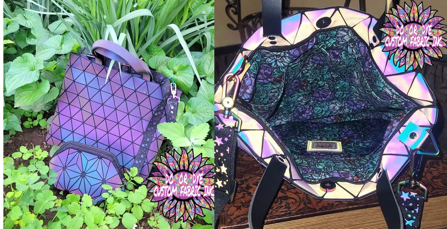 Light Reflective Tote Pattern Pieces RETAIL