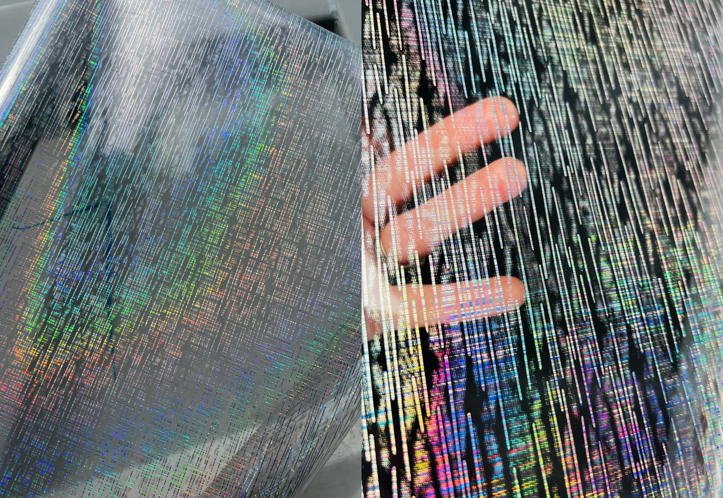 RETAIL Transparent Printed Holo .4mm JELLY ROLL