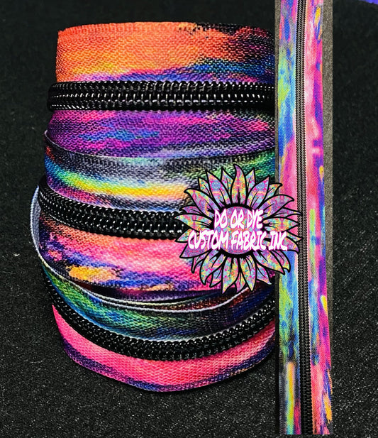 Color Explosion #5 Nylon Zipper Tape RETAIL