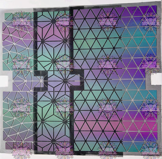 Light Reflective Large Accessories Bag Pattern Piece RETAIL