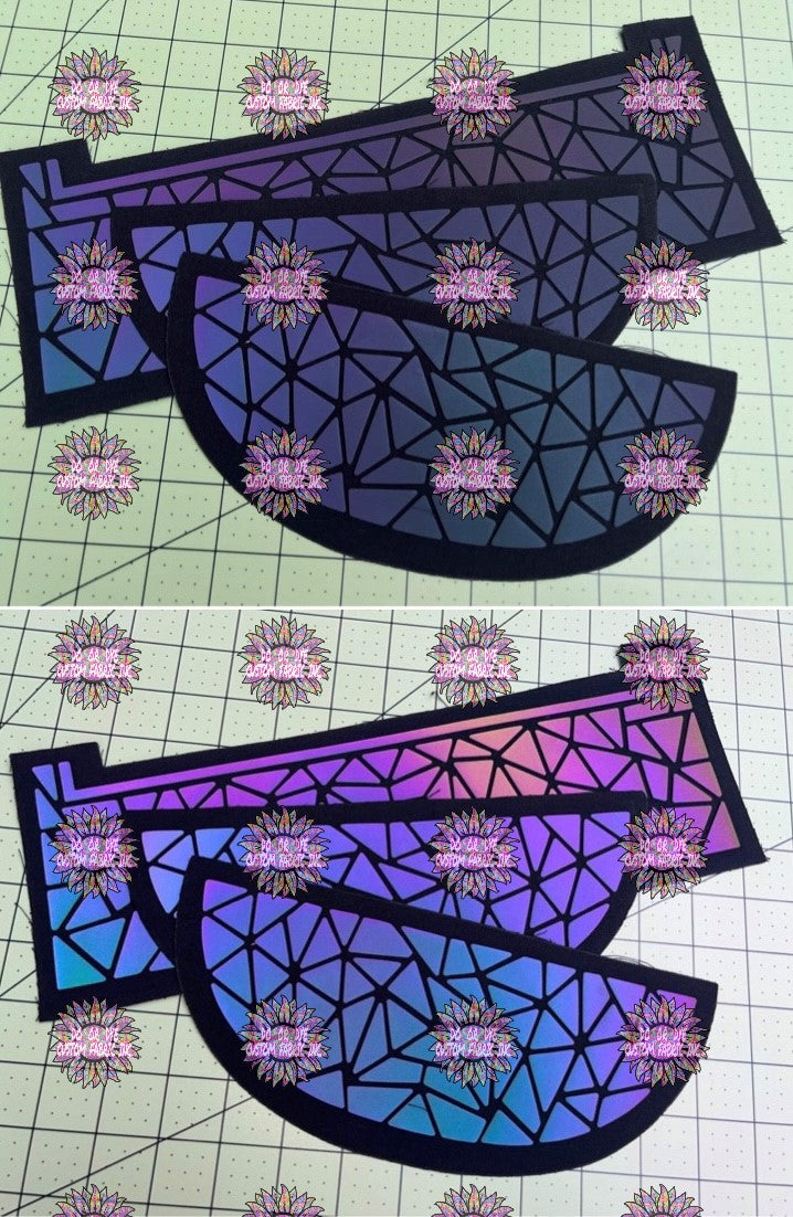 Light Reflective 3 piece Fanny Pack Precut RETAIL