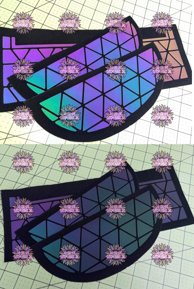 Light Reflective 3 piece Fanny Pack Precut RETAIL