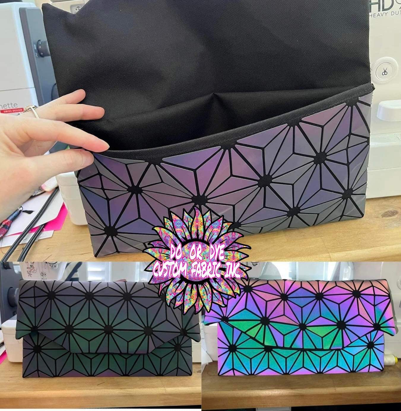 Light Reflective Large Clutch Precut RETAIL