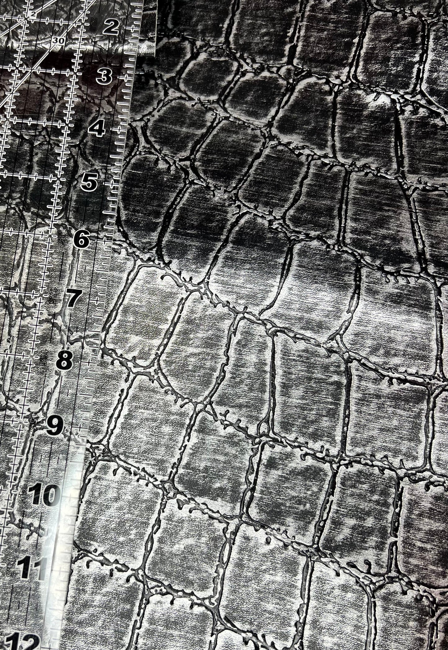 RETAIL Embossed Stars N Barbs .55mm Canvas Back VINYL