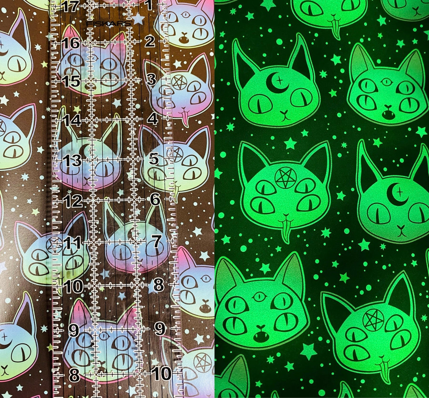Printed Glow In The Dark .8mm Soft Back VINYL RETAIL