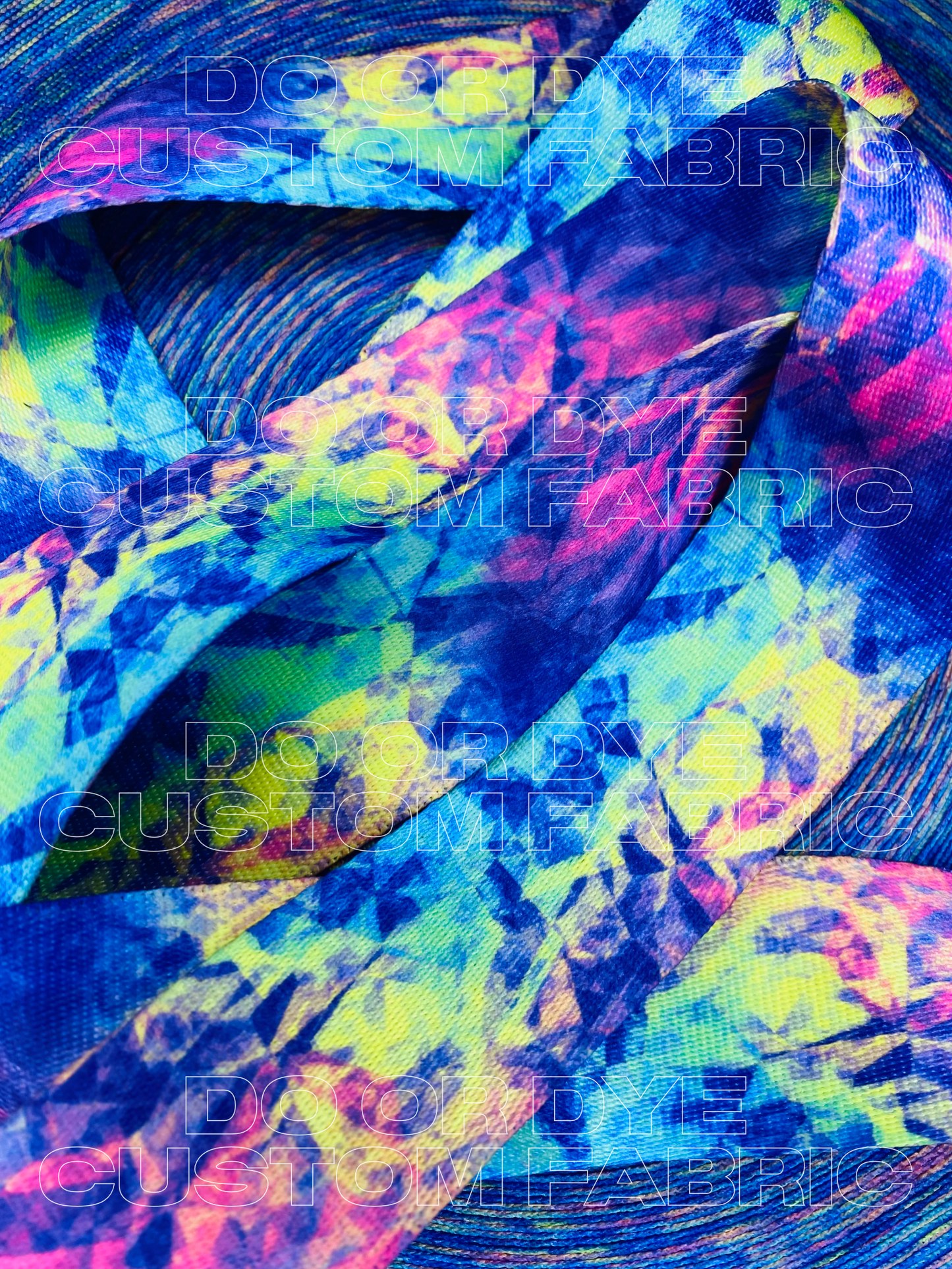 RETAIL Custom Printed Webbing 1mm thick