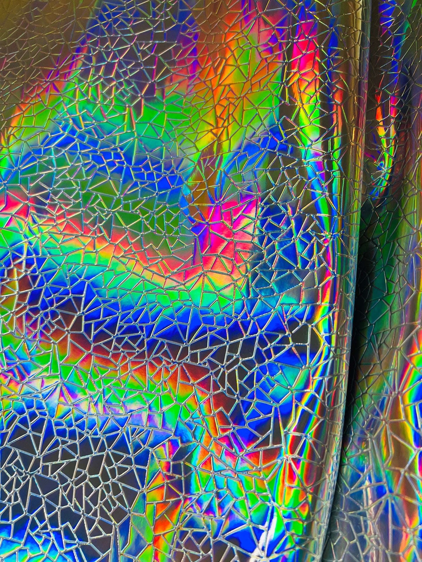 RETAIL Deep Embossed Shattered Glass .6mm Soft Back VINYL