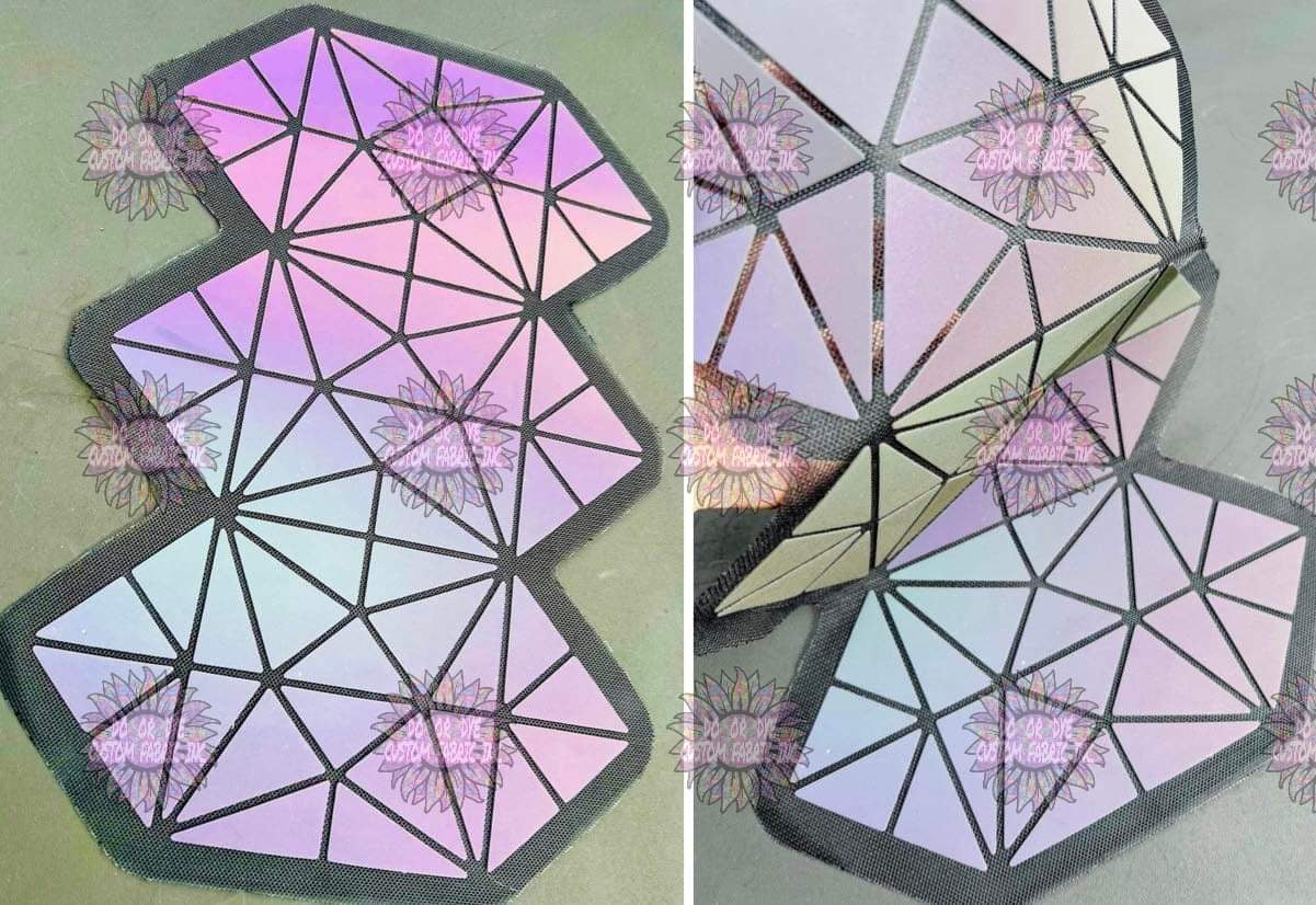 Light Reflective Boxy Traingle Bag Pattern Piece RETAIL