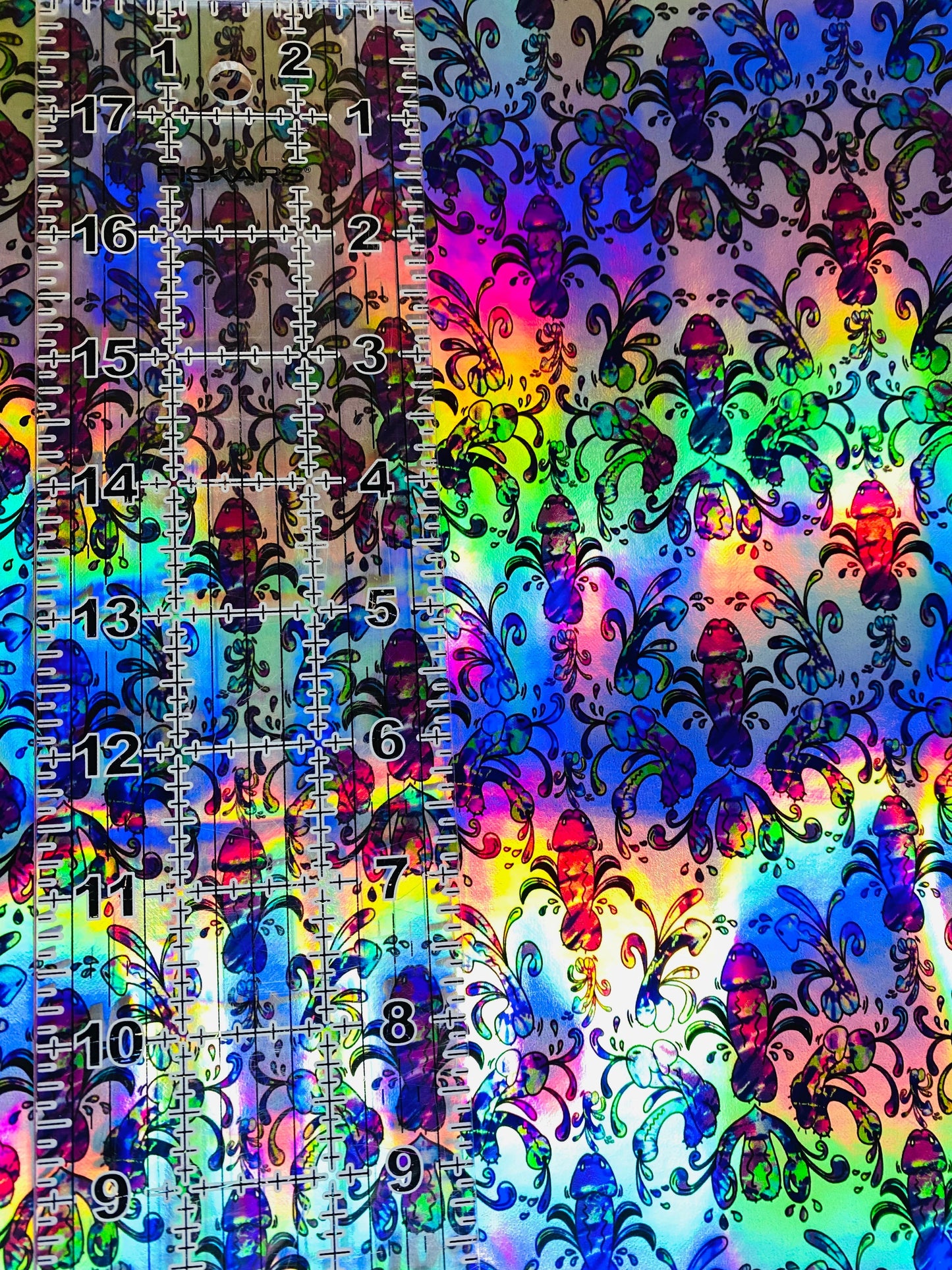 RETAIL Printed Holographic .5mm Soft Back VINYL