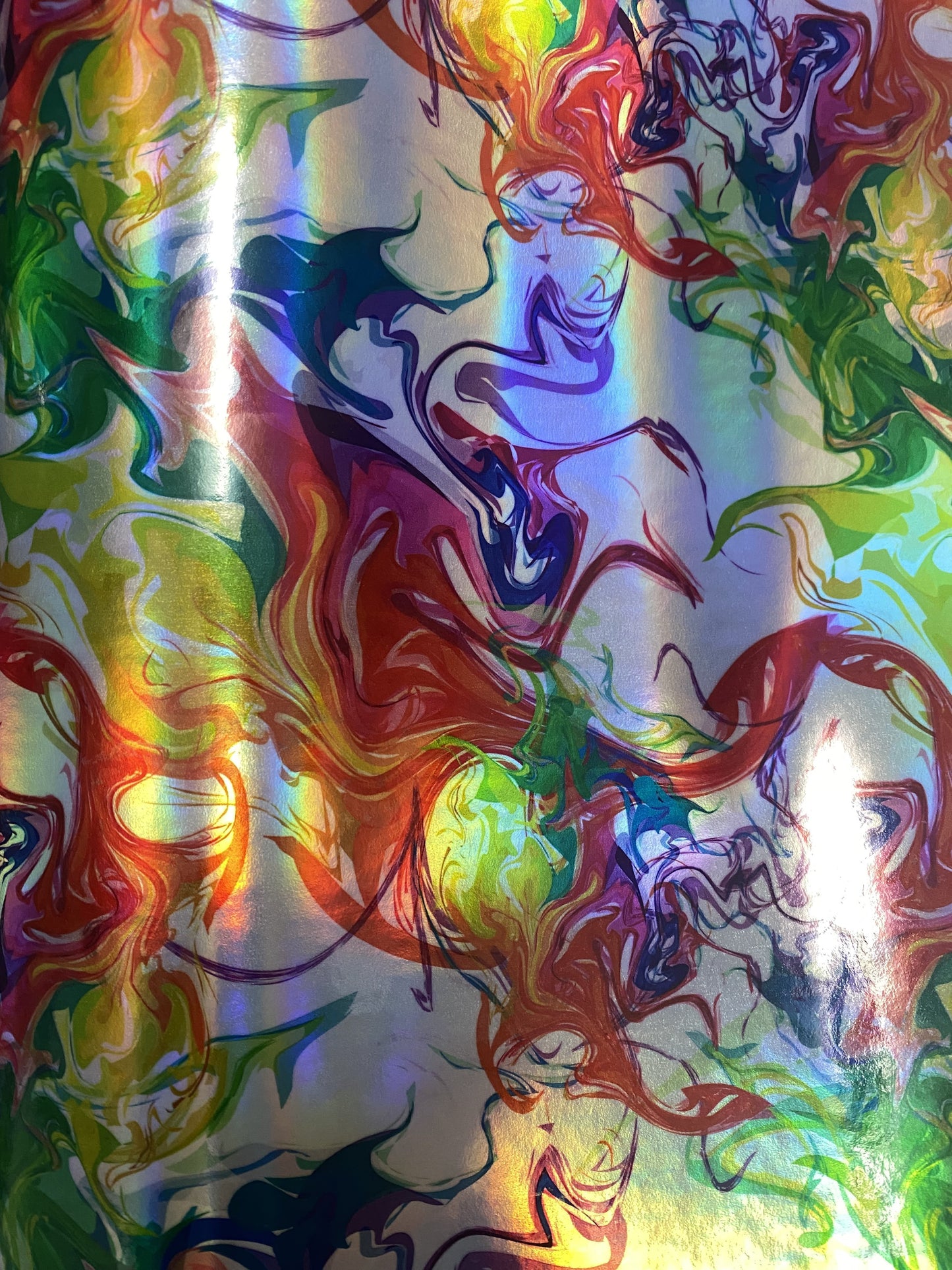 RETAIL Printed Holographic .5mm Soft Back VINYL