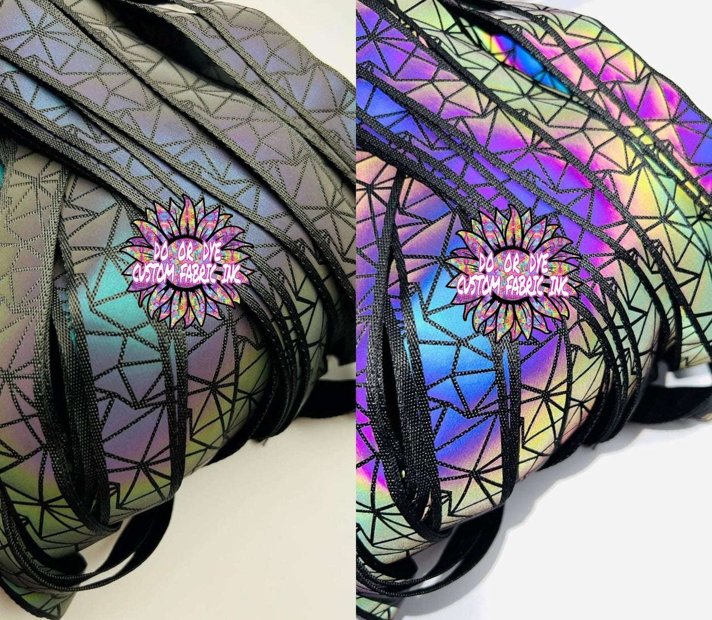 Light Reflective Geometric Webbing RETAIL
