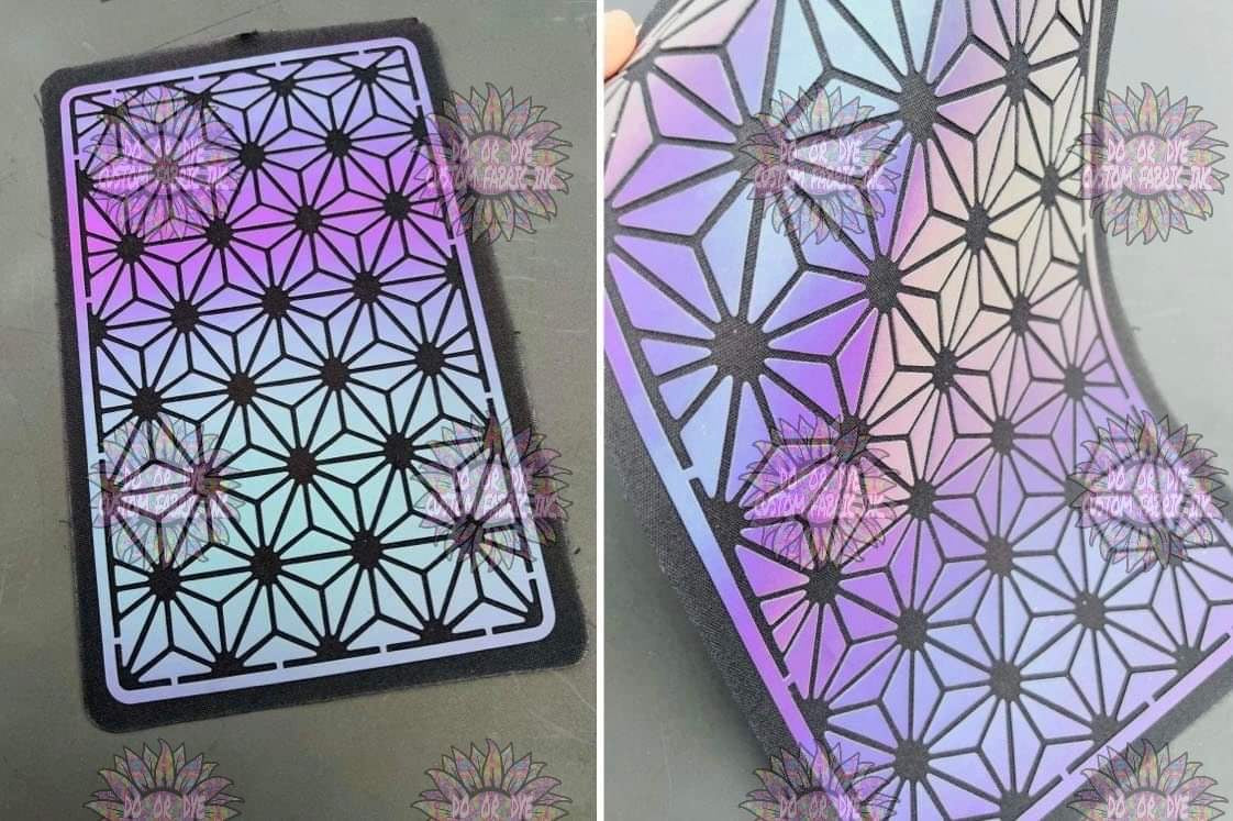 Light Reflective Tri Fold Wallet Pattern Piece RETAIL