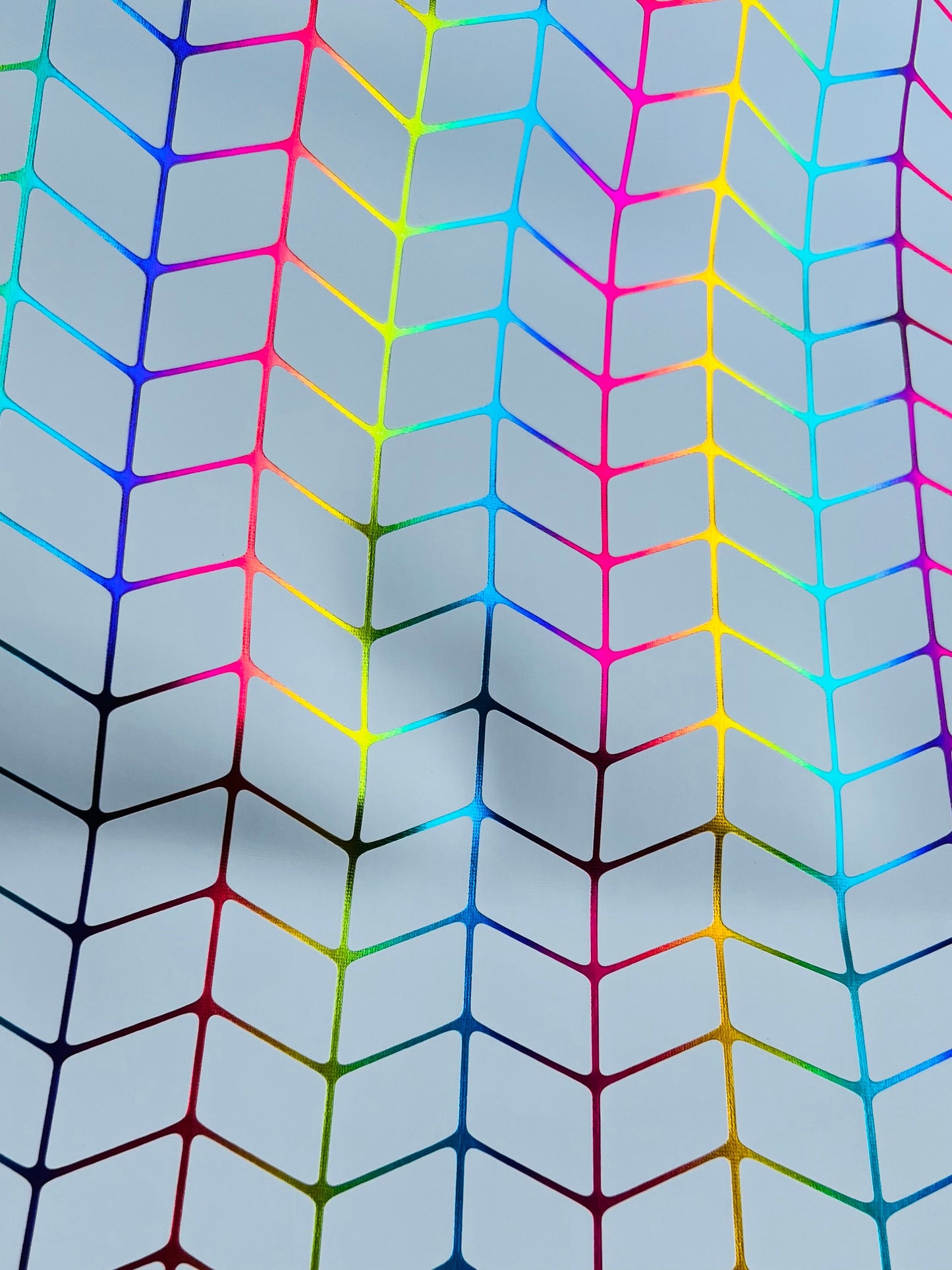 RETAIL Embossed Lattice Chevron on Matte Faux Leather .8mm