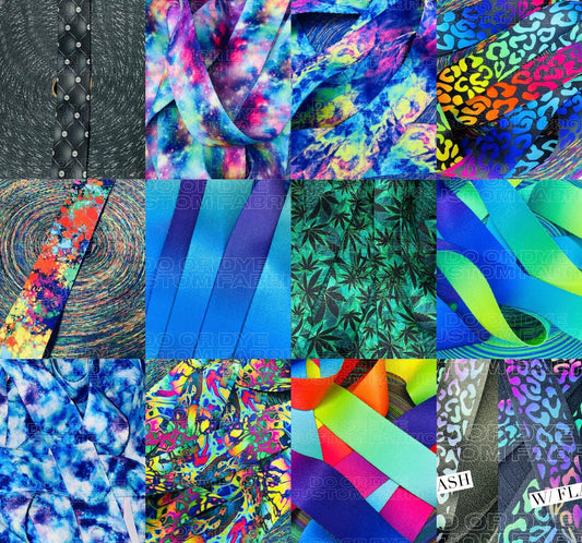 RETAIL Custom Printed Webbing 1mm thick