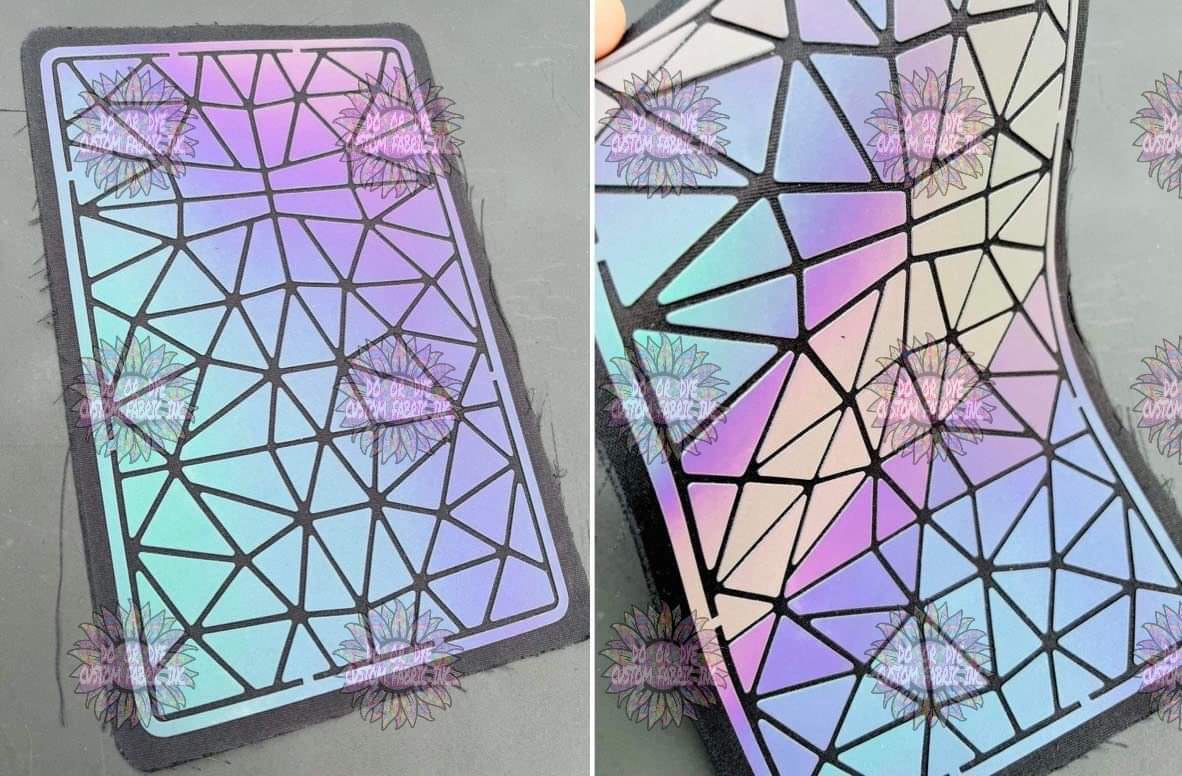 Light Reflective Tri Fold Wallet Pattern Piece RETAIL