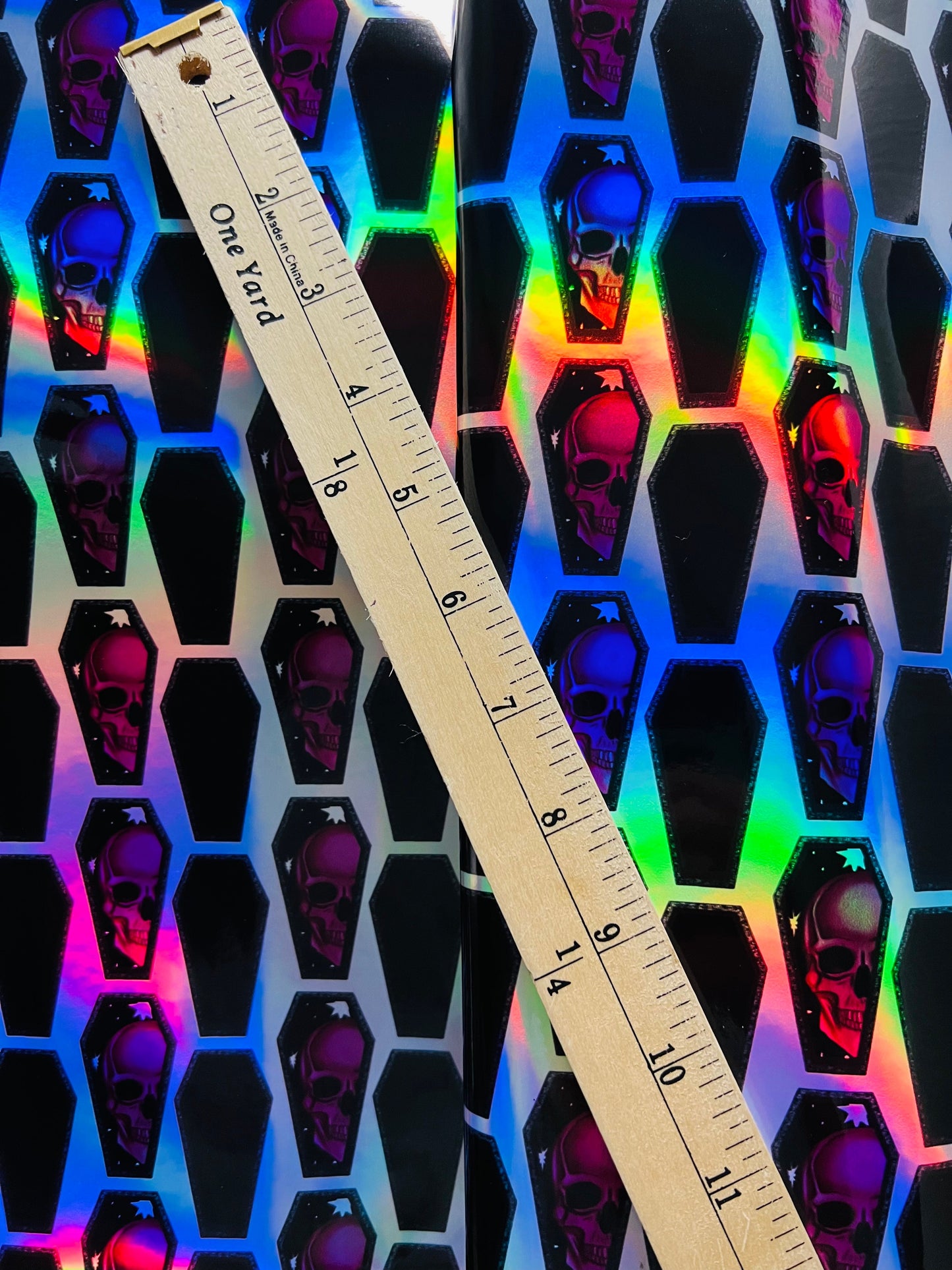 RETAIL Printed Holographic .5mm Soft Back VINYL