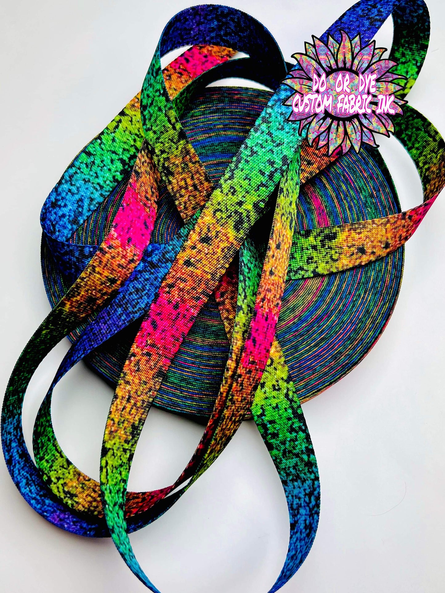 Galaxy Shimmer On Black 1" Webbing RETAIL