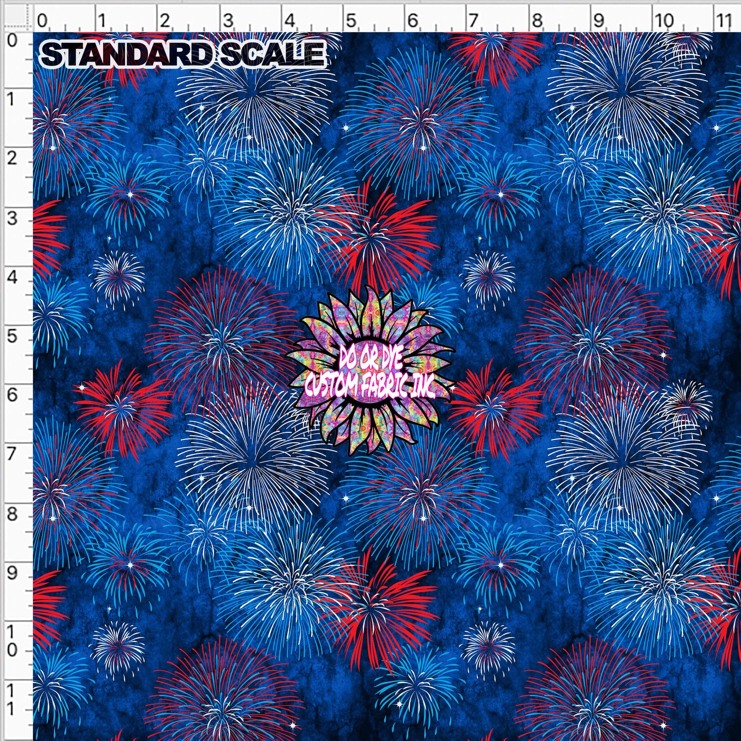 Red White and Blue Fireworks