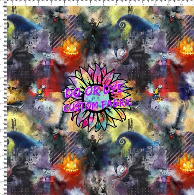 Halloween Town Watercolor